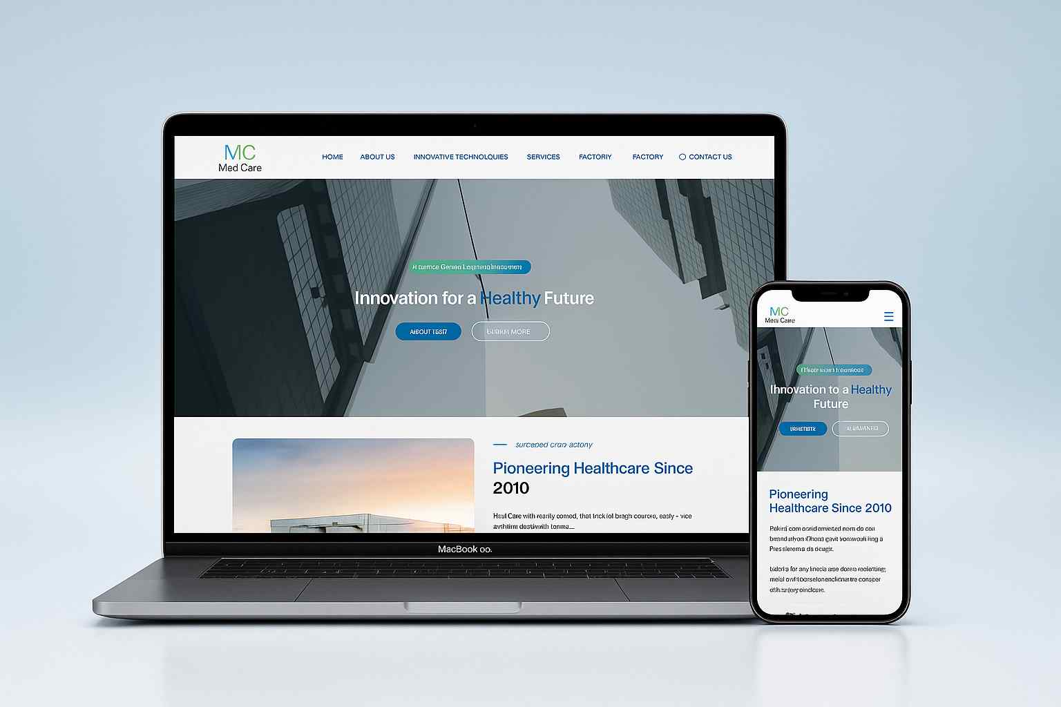 Med Care Pharmaceutical Website